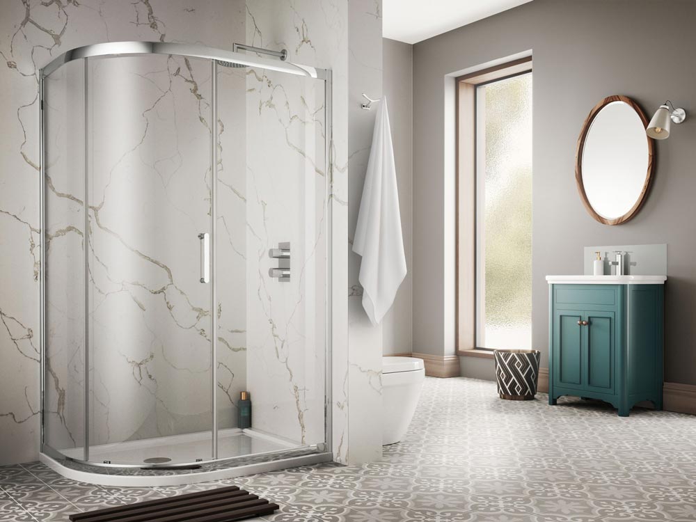 Luxury Bathroom with Shower Enclosure 